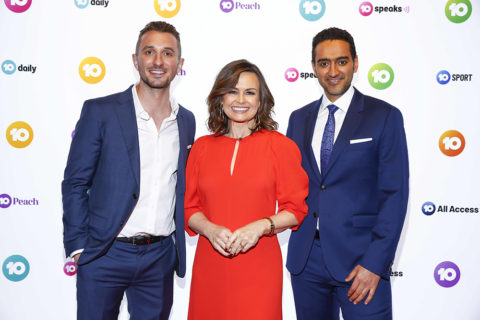Tommy Little, Lisa Wilkinson and Waleed Aly